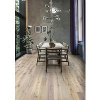 White Engineered Oak Flooring Kahrs Boardwalk Luce 15mm 1 Strip Microbevelled Edge Textured Natural Oil Finish 2420mm x 187mm x 15mm
