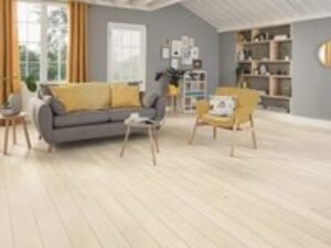 White Wood Effect Vinyl Flooring Karndean Knight Tile Washed Scandi Pine Gluedown KP132 Square Edge Glue Down 915mm x 152mm x 2mm