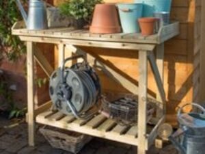 Wooden Potting Bench