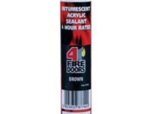 4FireDoors Intumescent & Acoustic Acrylic Sealant - Brown 310ml