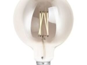 4lite WiZ Connected SMART Wi-Fi Filament Globe (ES) Light Bulb - Smoky