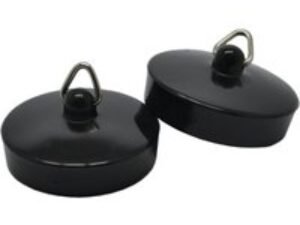 4Trade 1-3/4in Black Bath/Sink Plugs