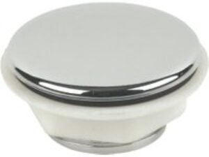 4Trade Plastic Tap Hole Stopper Chrome Plated