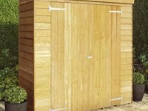 5'10 x 2'7 Mercia Overlap Premium Tall Wooden Garden Storage