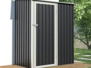 5' x 3' Lotus Phoebe Pent Metal Shed (1.43m x 0.89m)