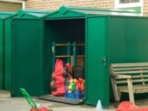 5' x 7' Asgard Centurion Police Approved Security Metal Shed (1.52m x 2.18m)