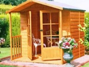 6'6 x 7'1 Shire Alnwick Garden Summerhouse & Veranda
