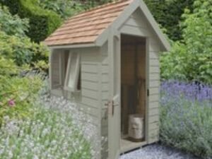 6' x 4' Forest Retreat Green Luxury Shed (1.81m x 1.22m) - Installation Included