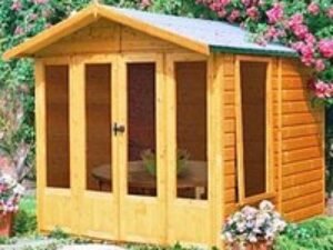 7'3 x 7'11 Shire Parham Wooden Garden Summerhouse