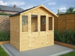 7' x 5' (2.12x1.48m) Mercia Shiplap Wooden Summerhouse