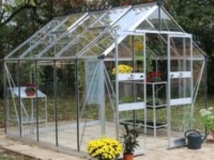 8' x 12' Halls Cotswold Blockley Greenhouse with Toughened Glass (2.56m x 3.79m)