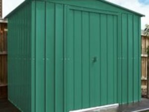 8' x 6' Globel Heritage Green Apex Metal Shed (2.45m x 1.85m)