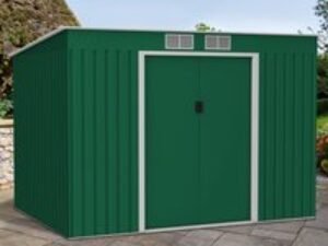 8' x 6' Lotus Hestia Pent Metal Shed with Foundation Kit (2.51m x 1.81m)