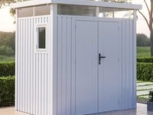8' x 6' Lotus Titan Pent Metal Shed (2.3m x 1.66m)