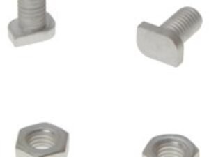 ALM GH003 Aluminium Cropped Head Bolts and Nuts Pack of 20