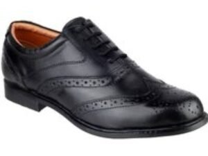 Amblers Liverpool Oxford Brogue Black Size 7