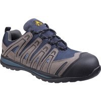Amblers Safety FS34C Metal Free Lightweight Lace Up Safety Trainer Blue Size 8