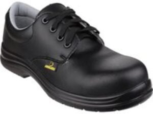 Amblers Safety FS662 Metal Free Water Resistant Lace Up Safety Shoe Black Size 11