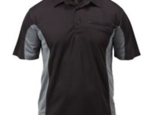Apache APDMP Mens Dry Max Polo Shirt Black / Grey 2XL