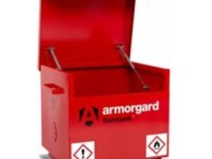 Armorgard Flambank Chemical and Flammables Secure Site Storage Box 765mm 675mm 670mm