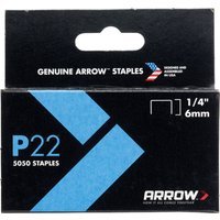 Arrow P22 Staples 6mm Pack of 5000