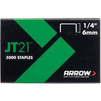 Arrow Staples for JT21 / T27 Staple Guns 6mm Pack of 5000