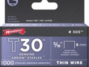 Arrow T30 Staples 8mm Pack of 5000