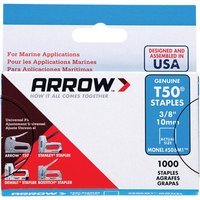 Arrow T50M Monel Staples 10mm Pack of 1000