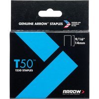 Arrow T50 Staples 14mm Pack of 1250