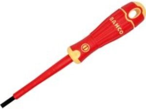 Bahco VDE Insulated Slotted Screwdriver 3mm 100mm
