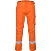 Biz Flame Ultra Flame Resistant Trousers Orange 30" 31