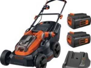Black and Decker CLM3820L 36v Cordless Rotary Lawnmower 380mm 2 x 2ah Li-ion Charger