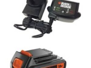 Black and Decker Genuine 18v Li-ion Battery and Charger Pack 2ah