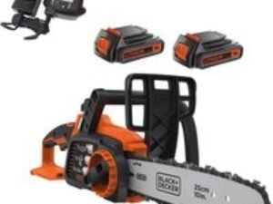 Black and Decker GKC1825L 18v Cordless Chainsaw 250mm 2 x 2ah Li-ion Charger
