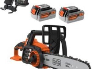 Black and Decker GKC1825L 18v Cordless Chainsaw 250mm 2 x 4ah Li-ion Charger