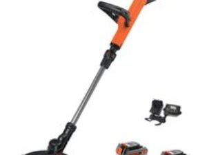 Black and Decker STC1820PC 18v Cordless Grass Trimmer 280mm 2 x 4ah Li-ion Charger