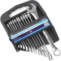 BlueSpot 11 Piece Combination Spanner Set Metric