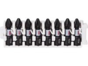 Bosch 8 Piece Impact Control Pozi PZ2 Screwdriver Bit Set
