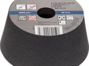 Bosch Conical Abrasive Cup Wheel for Stone 110mm 60g