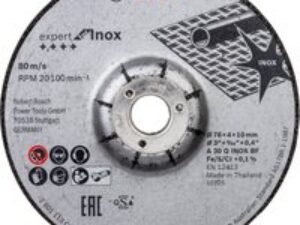 Bosch Expert 76mm Inox Cutting Disc for GWS 12V-76 Pack of 2 76mm 4mm 10mm