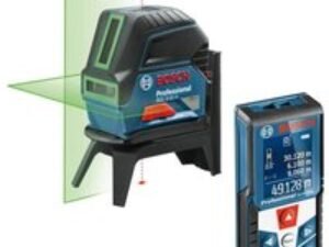 Bosch GCL 2-15 Green Self Levelling Laser level and GLM500 Laser Measure Kit