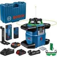 Bosch GRL 650 CHVG 18v Cordless Professional Rotational Laser 1 x 4ah Li-ion ProCore Charger Case