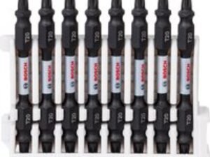 Bosch Impact Torx Screwdriver Bit T20 65mm Pack of 8