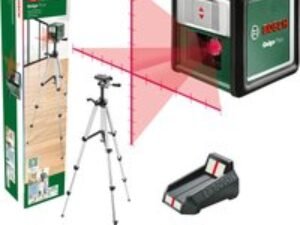 Bosch QUIGO PLUS Self Levelling Cross Line Laser Level and Tripod (New)