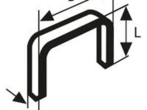 Bosch Type 53 Staples 14mm Pack of 1000