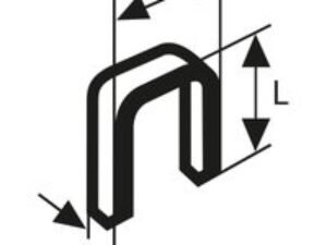 Bosch Type 55 Staple Resin Coated 23mm Pack of 1000