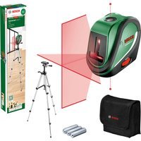 Bosch UNIVERSALLEVEL 2 Cross Line Laser Level Tripod Set (New)