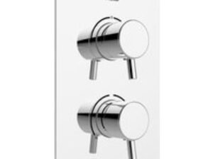 Bristan PM2 SHCDIV C Prism Recessed Thermostatic Dual Control Shower Valve with Integral Two Outlet Diverter Chrome