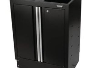 Bunker Modular 2 Door Floor Cabinet Black