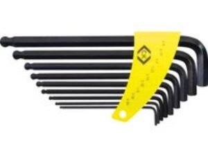 CK 9 Piece Ball End Hexagon Allen Key Set Imperial